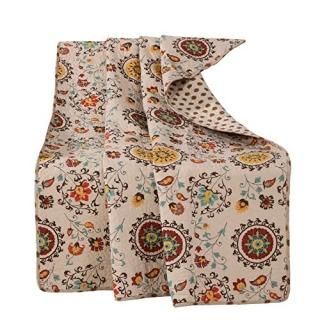 Greenland Home Andorra Throw Blanket Taupe