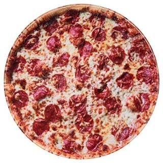 Oversized Food Blanket Pizza Blanket for Adults and Kids Soft Flannel Round 70 I