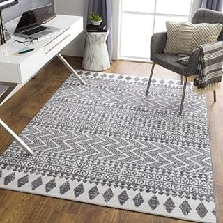 Artistic Weavers Bohemian Moroccan Calliope Area Rug 9'2 x 12' Grey