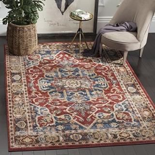 Safavieh Bijar Collection BIJ605R Traditional Oriental Distressed Non-Shedding S