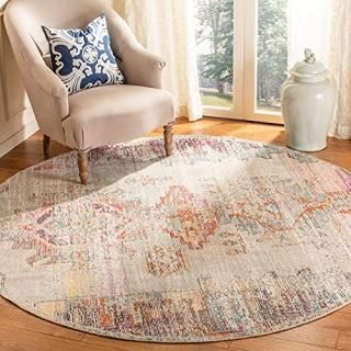 Safavieh Crystal Collection CRS517P Boho Tribal Distressed Non-Shedding Dining R