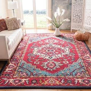 Safavieh Monaco Collection MNC207C Boho Oriental Medallion Non-Shedding Living R