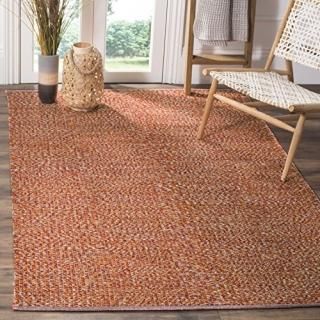 Safavieh Montauk Collection MTK602D Handmade Cotton Area Rug 3' x 5' Orange / Mu