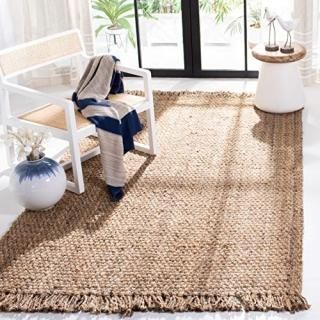 Safavieh Natural Fiber Collection NF467A Handmade Tassel Premium Jute Area Rug 5