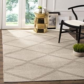 Safavieh Montauk Collection MTK821A Handmade Cotton Area Rug 5' x 8' Grey
