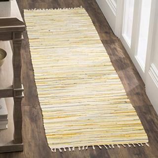Safavieh Rag Rug Collection RAR129N Handmade Boho Stripe Cotton Runner 2'3 x 6' 