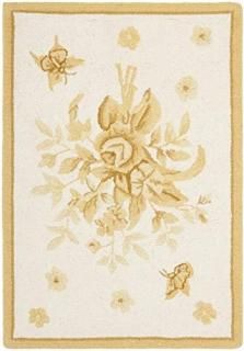 Safavieh Chelsea Collection HK250B Hand-Hooked French Country Wool Accent Rug 1'