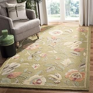 Safavieh Blossom Collection BLM785A Handmade Floral Premium Wool Area Rug 4' x 6