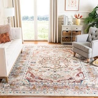 Safavieh Carlyle Collection CYL229A Vintage Oriental Distressed Non-Shedding Sta