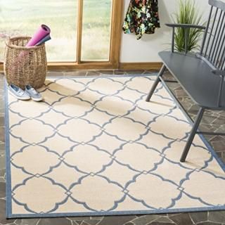 Safavieh Linden Collection LND125N Trellis Indoor/ Outdoor Non-Shedding Stain Re