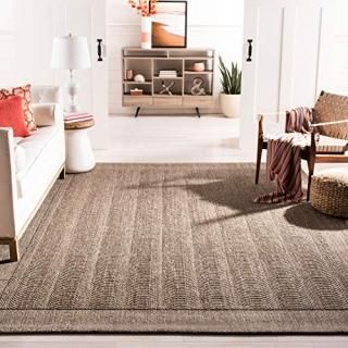 Safavieh Palm Beach Collection PAB322D Sisal & Jute Area Rug 6' x 9' Silver