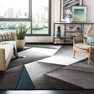 Safavieh Hollywood Collection HLW714D Mid-Century Modern Non-Shedding Living Roo