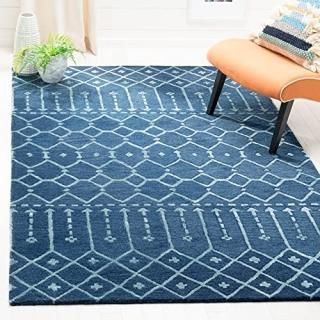 Safavieh Himalaya Collection HIM903N Handmade Moroccan Premium Wool Area Rug 8' 