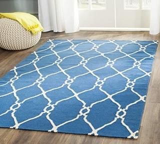 Safavieh Dhurries Collection DHU415A Handmade Flatweave Premium Wool Area Rug 3'