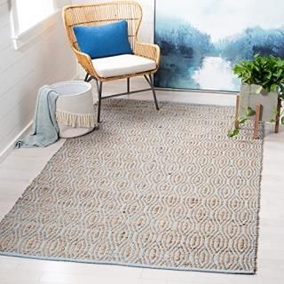 Safavieh Cape Cod Collection CAP822J Handmade Flatweave Jute Area Rug 9' x 12' S