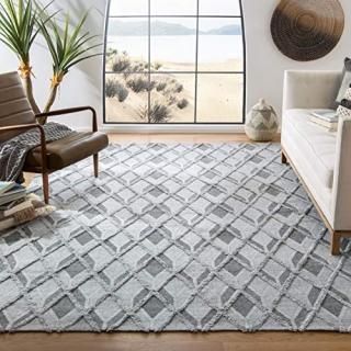 Safavieh Marbella Collection MRB602F Handmade Premium Wool Area Rug 6' x 9' Grey