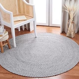 Safavieh Braided Collection BRD801F Handmade Country Cottage Reversible Area Rug
