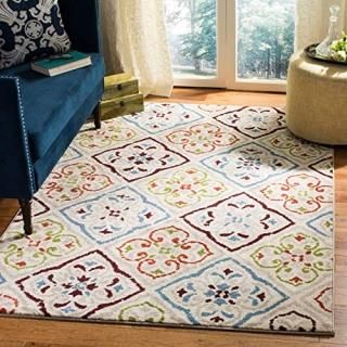 Safavieh Sagamore Collection SAG425A Floral Trellis Non-Shedding Stain Resistant