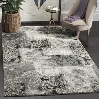 Safavieh Retro Collection RET2137-1180 Modern Abstract Cream and Grey Area Rug 5