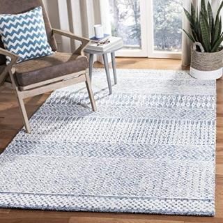 Safavieh Glamour Collection GLM538N Handmade Premium Wool & Viscose Area Rug 4' 