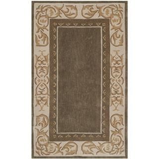 Safavieh Total Performance Collection TLP727C Hand-Hooked Scroll Border Area Rug