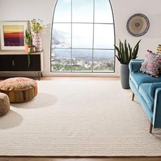 Safavieh Palm Beach Collection PAB611A Handmade Sisal Area Rug 5' x 8' Ivory / I