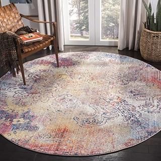 Safavieh Monray Collection MNY646D Modern Abstract Distressed Area Rug 7' x 7' R