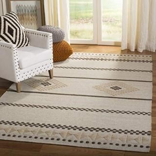 Safavieh Dhurries Collection DHU351A Handmade Flatweave Premium Wool Area Rug 8'