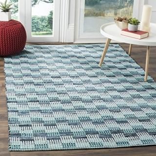 Safavieh Montauk Collection MTK121C Handmade Flatweave Cotton Area Rug 3' x 5' T
