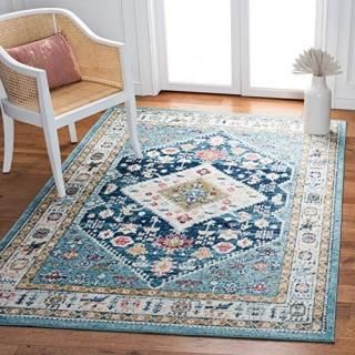 Safavieh Madison Collection MAD670M Boho Chic Medallion Distressed Non-Shedding 