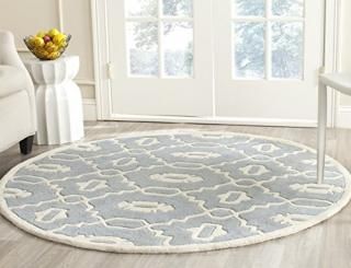 Safavieh Chatham Collection CHT745B Handmade Geometric Premium Wool Area Rug 5' 