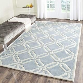 Safavieh Chatham Collection CHT763B Handmade Geometric Premium Wool Area Rug 5' 