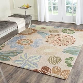 Safavieh Four Seasons Collection FRS391H Hand-Hooked Floral Area Rug 8' x 10' Cr