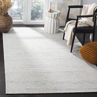 Safavieh Marbella Collection MRB353B Handmade Premium Wool Area Rug 6' x 9' Ligh