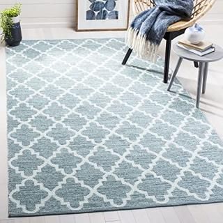 Safavieh Montauk Collection MTK611T Handmade Trellis Cotton Area Rug 5' x 8' Min