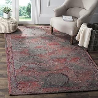 Safavieh Vintage Oushak Collection VOS741C Handmade Oriental Distressed Area Rug