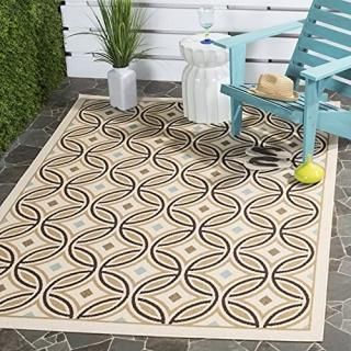 Safavieh Veranda Collection VER047 Modern Indoor/ Outdoor Non-Shedding Stain Res