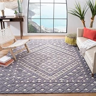 Safavieh Natura Collection NAT628U Handmade Diamond Premium Wool Area Rug 6' x 9
