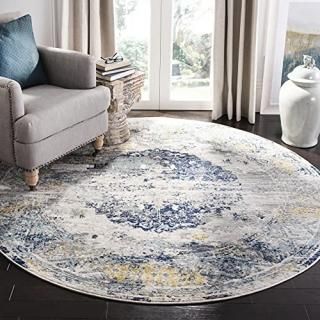 Safavieh Madison Collection MAD158F Oriental Medallion Distressed Non-Shedding S