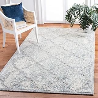 Safavieh Restoration Vintage Collection RVT116M Handmade Modern Abstract Wool & 