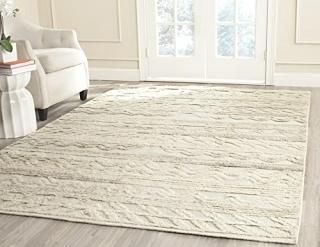 Safavieh Kenya Collection KNY816A Hand-Knotted Premium Wool Area Rug 5' x 8' Ivo