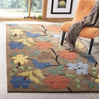 Safavieh Soho Collection SOH737A Handmade Premium Wool & Viscose Area Rug 5' x 8