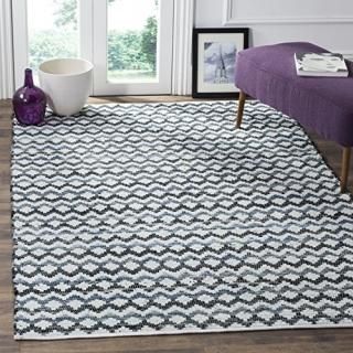 Safavieh Montauk Collection MTK120A Handmade Flatweave Cotton Area Rug 4' x 6' I