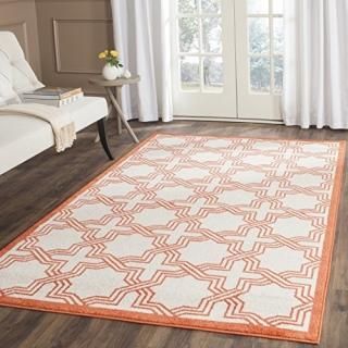 Safavieh Amherst Collection AMT413F Geometric Non-Shedding Stain Resistant Livin