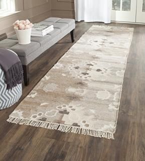 Safavieh Natural Kilim Collection NKM318A Handmade Moroccan Boho Tribal Wool & V