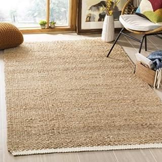Safavieh Natural Fiber Collection NF465A Handmade Premium Jute Area Rug 8' x 10'