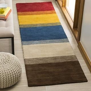 Safavieh Himalaya Collection HIM581A Handmade Premium Wool Runner 2'3 x 6'  Oran