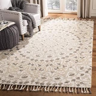 Safavieh Blossom Collection BLM459A Handmade Tassel Premium Wool Area Rug 5' x 8