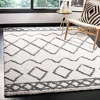 Safavieh Equinox Shag Collection EQS711A Handmade Moroccan 1.5-inch Thick Area R