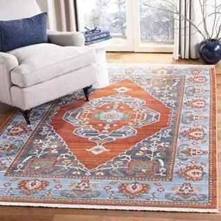 Safavieh Vintage Persian Collection VTP482P Traditional Oriental Distressed Area